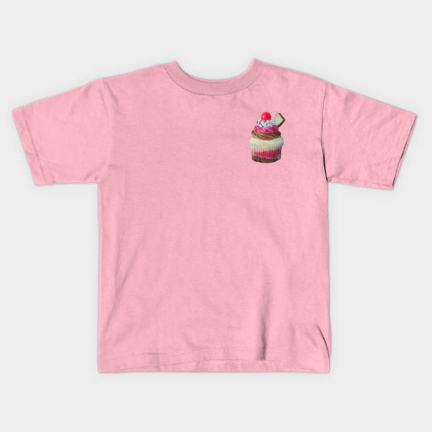 Cupcake Kids T-Shirt by Pherf